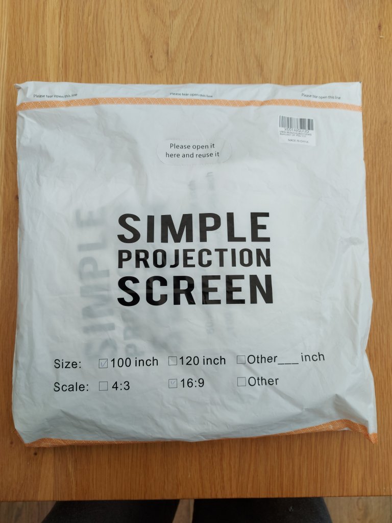 bomaker portable projector screen crazydiscostu review packaging