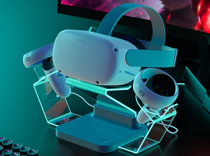 Hibloks VR Charging Display Stand lighting
